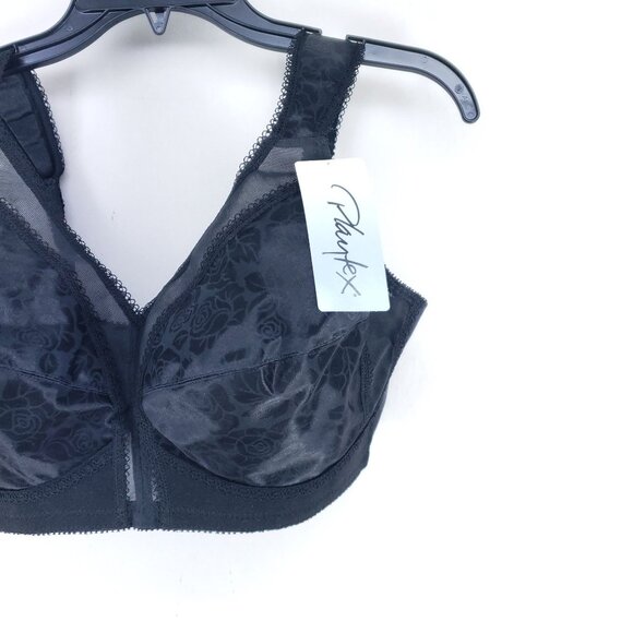 Playtex 18 Hr Bra Size 38D Original Comfort Strap Black - Picture 2 of 6